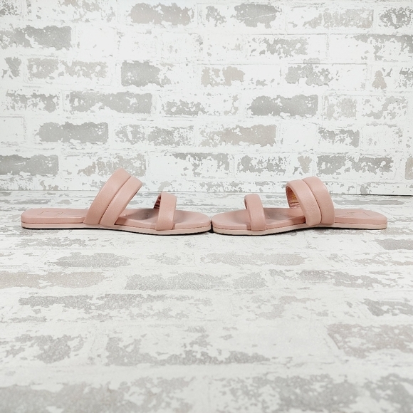 New Dolce Vita Adore Blush Rose Leather Sandals W958 - Picture 7 of 13